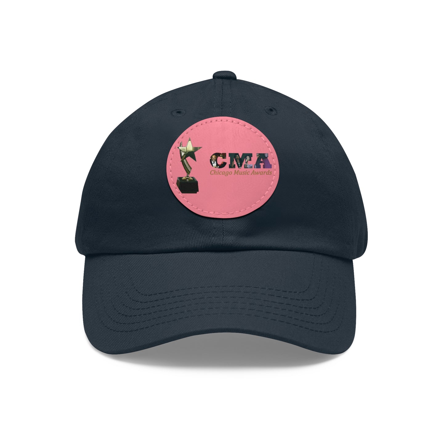 Chicago Music Awards Hat with Leather Patch (Round)