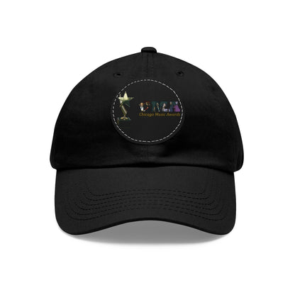 Chicago Music Awards Hat with Leather Patch (Round)