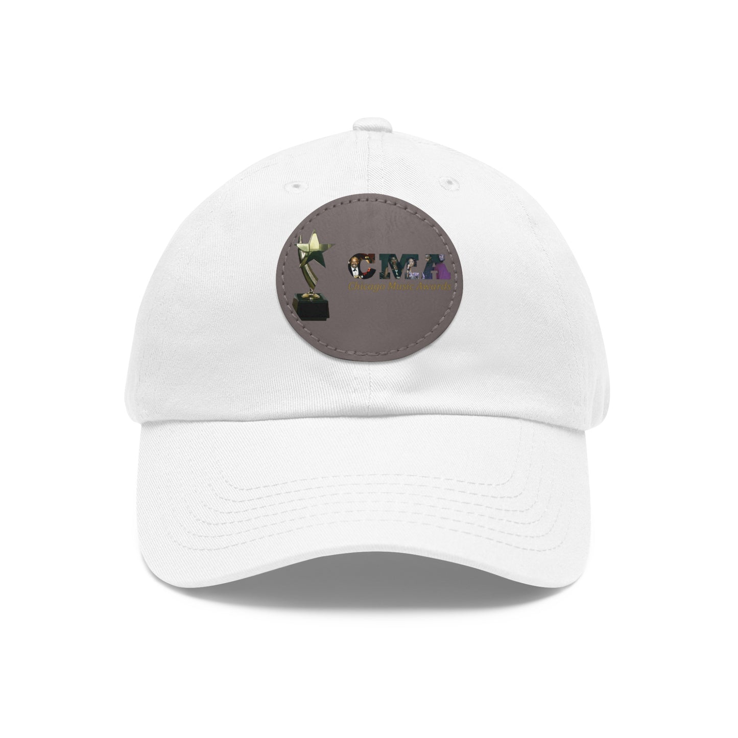 Chicago Music Awards Hat with Leather Patch (Round)