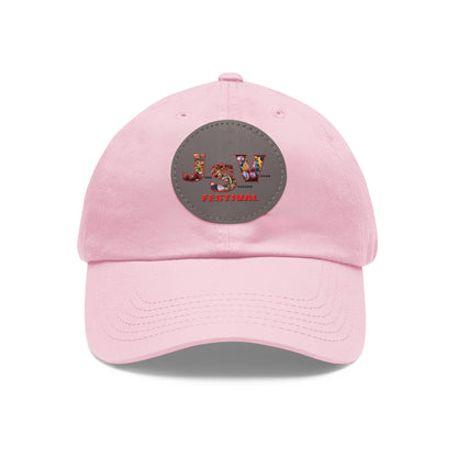 JSVFest Hat with Leather Patch (Round)