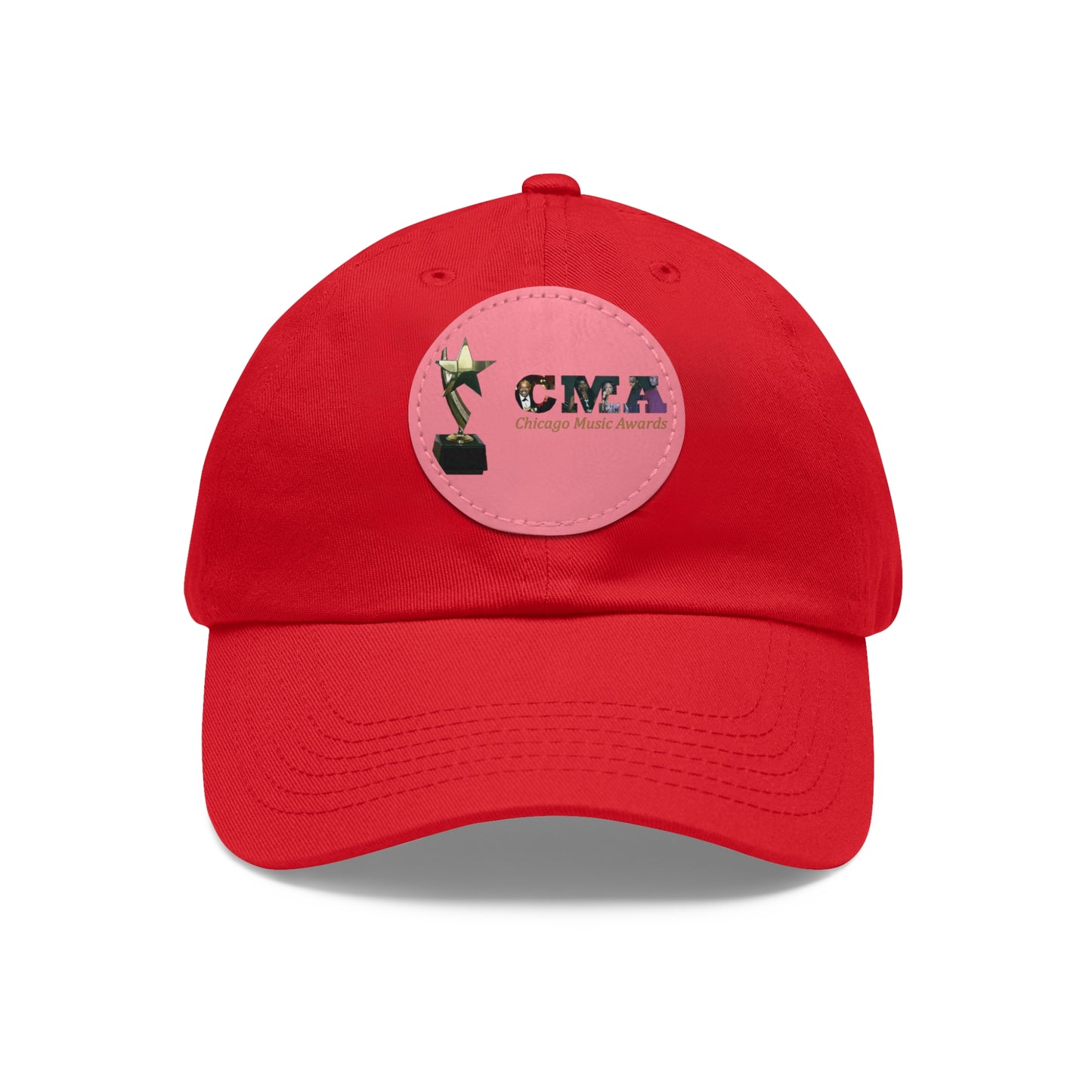 Chicago Music Awards Hat with Leather Patch (Round)