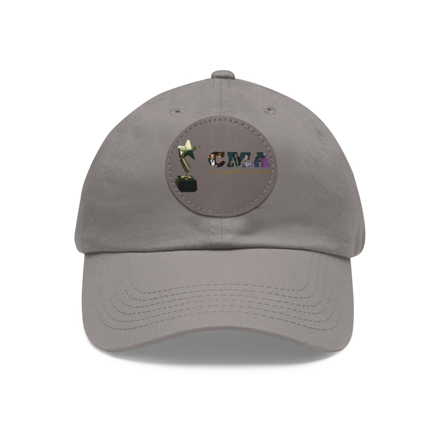 Chicago Music Awards Hat with Leather Patch (Round)