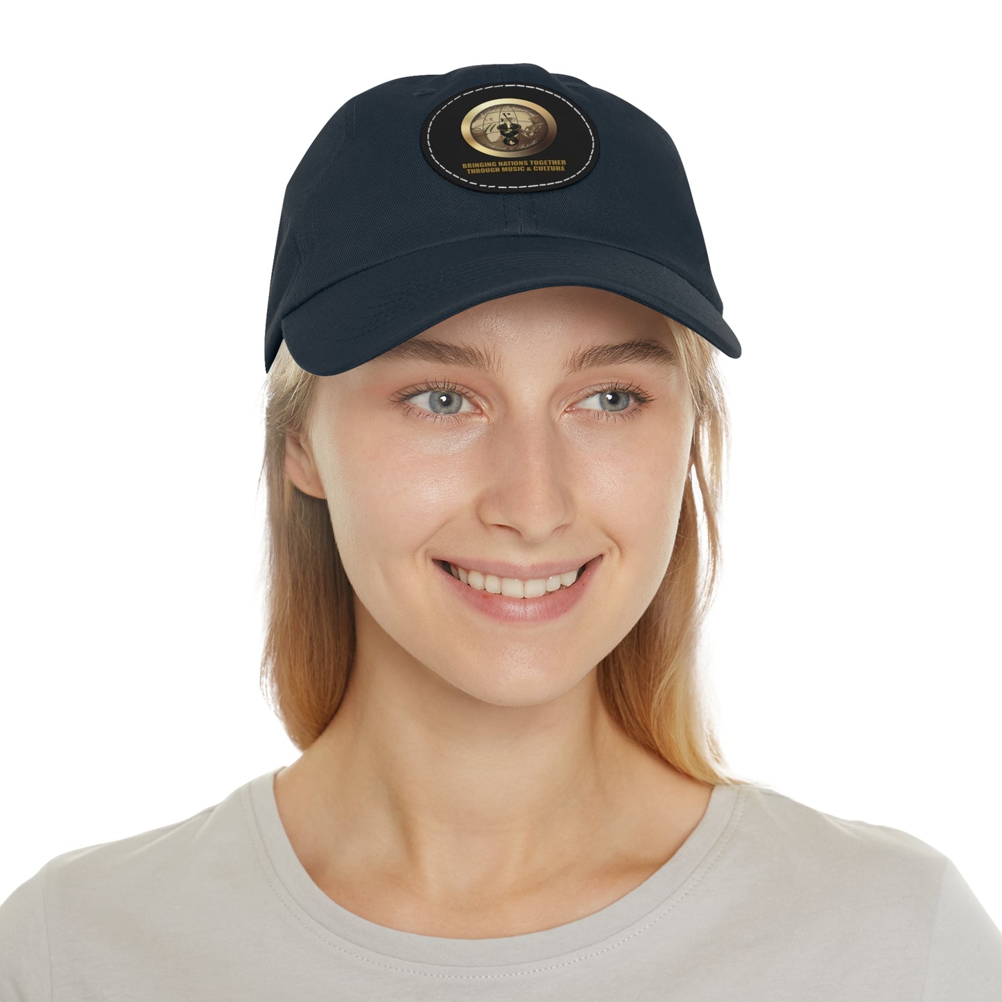 Martin's International Hat with Leather Patch (Round)