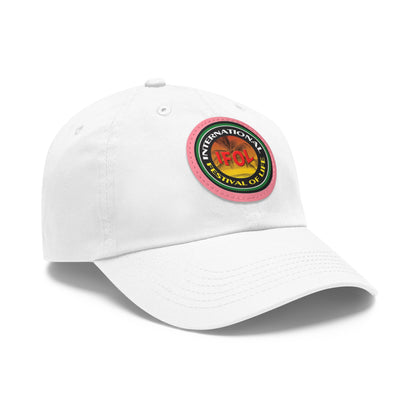 Festival of Life  Hat with Leather Patch (Round)