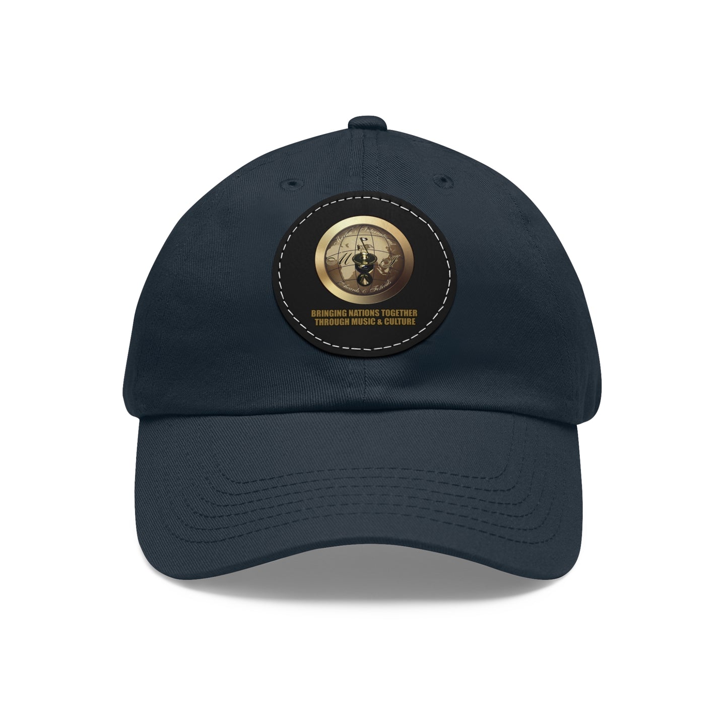 Martin's International Hat with Leather Patch (Round)