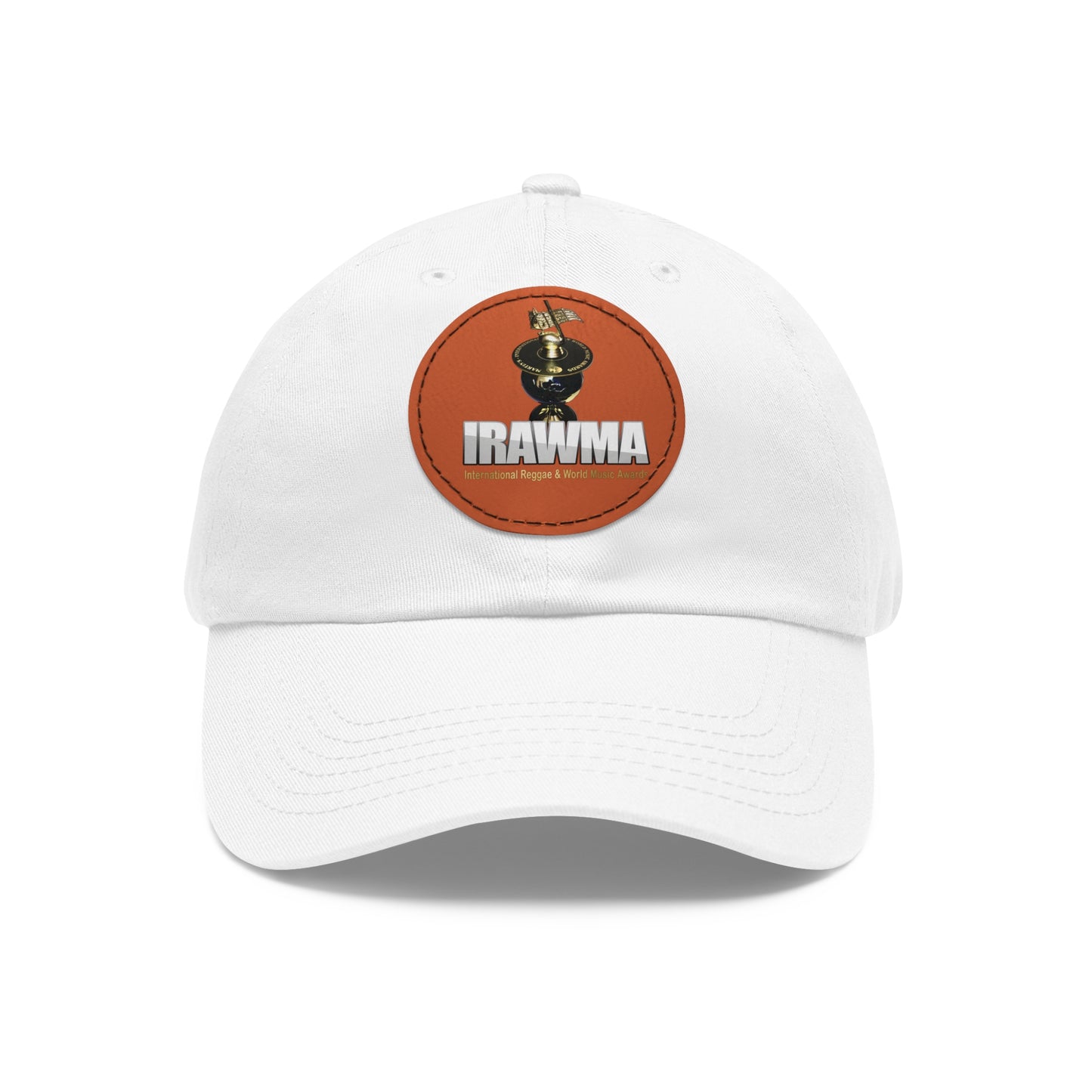 Sombrero IRAWMA con parche de cuero (redondo)