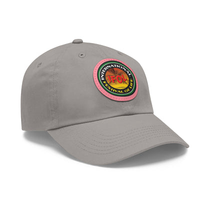 Festival of Life  Hat with Leather Patch (Round)