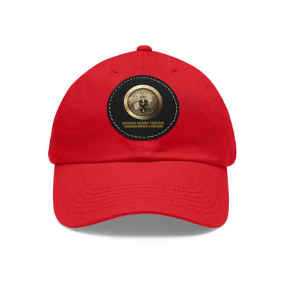 Martin's International Hat with Leather Patch (Round)