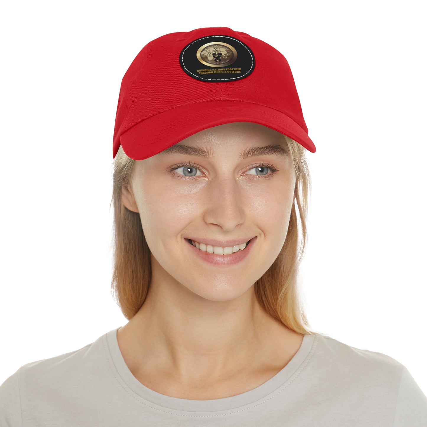 Martin's International Hat with Leather Patch (Round)
