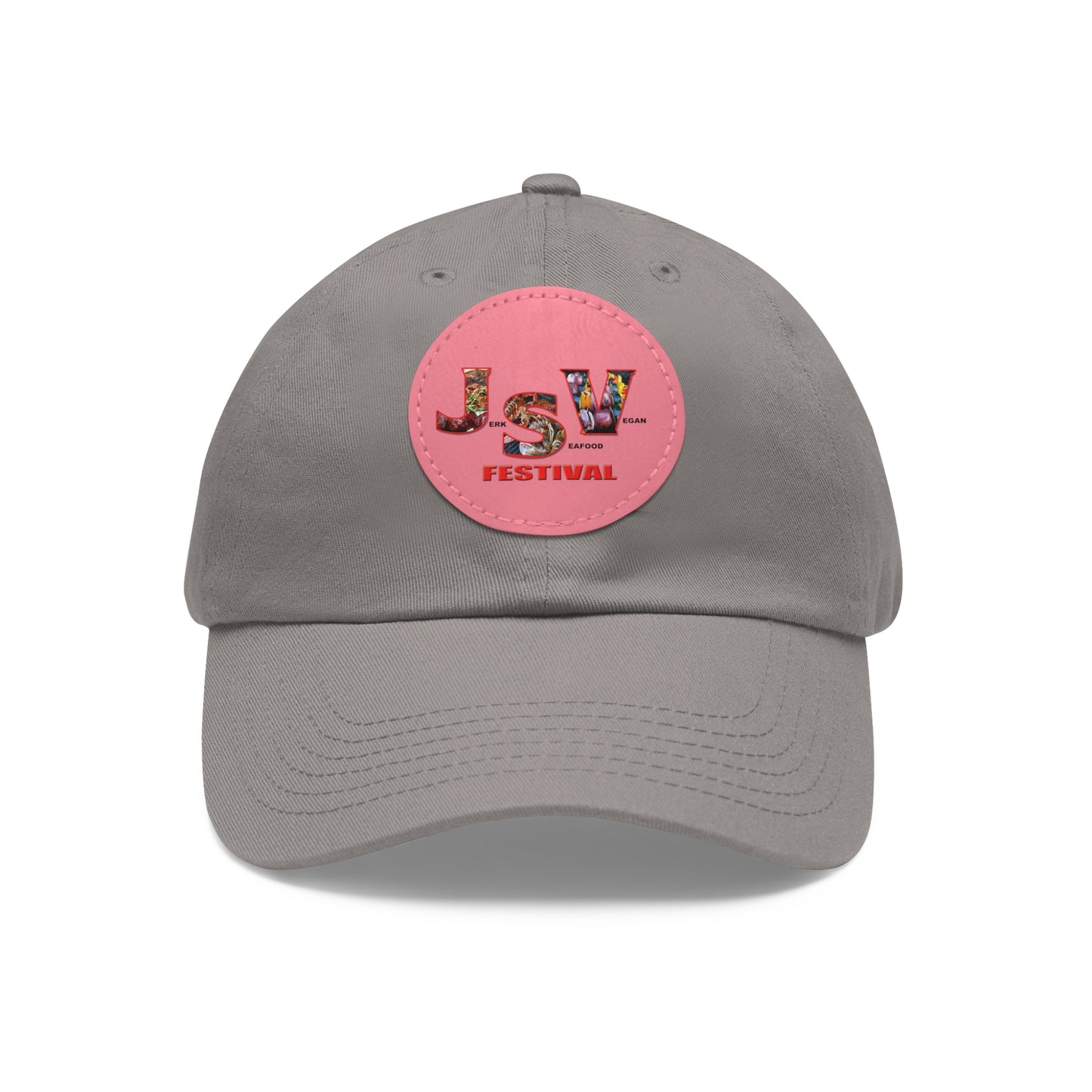 Sombrero JSVFest con parche de cuero (redondo)