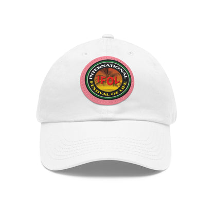 Festival of Life  Hat with Leather Patch (Round)