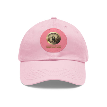 Martin's International Hat with Leather Patch (Round)